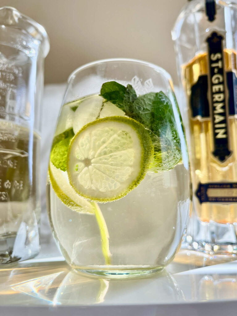 Wondering what to drink in Venice? Try a Hugo Spritz made from the regional Prosecco and elderflower liqueur