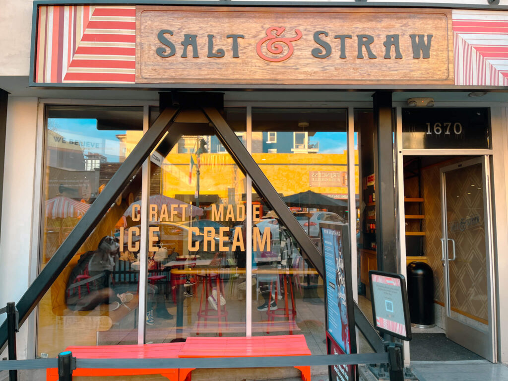 Salt & Straw Ice Cream Shop in San Diego