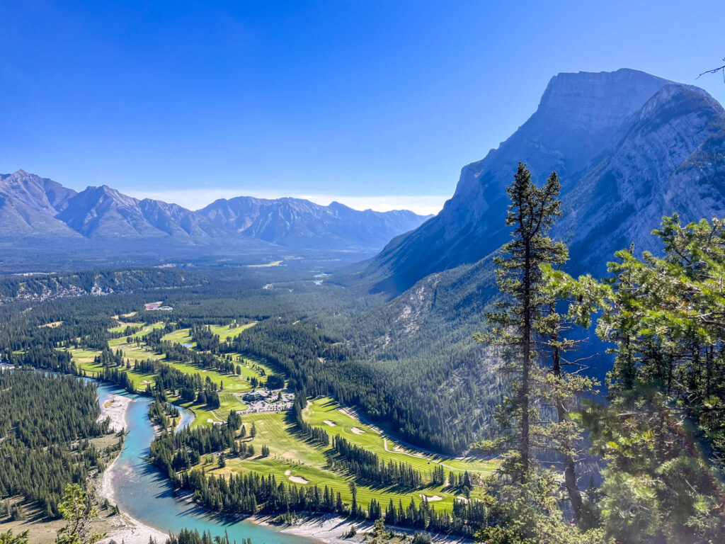 a view from Tunnel Mountain in Banff National Park 