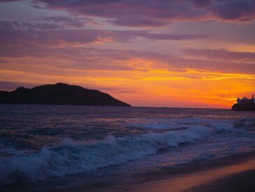 sunset over the beach in Mazatlan Mexico- is the preferred club at Dreams in Mazatlan worth it?