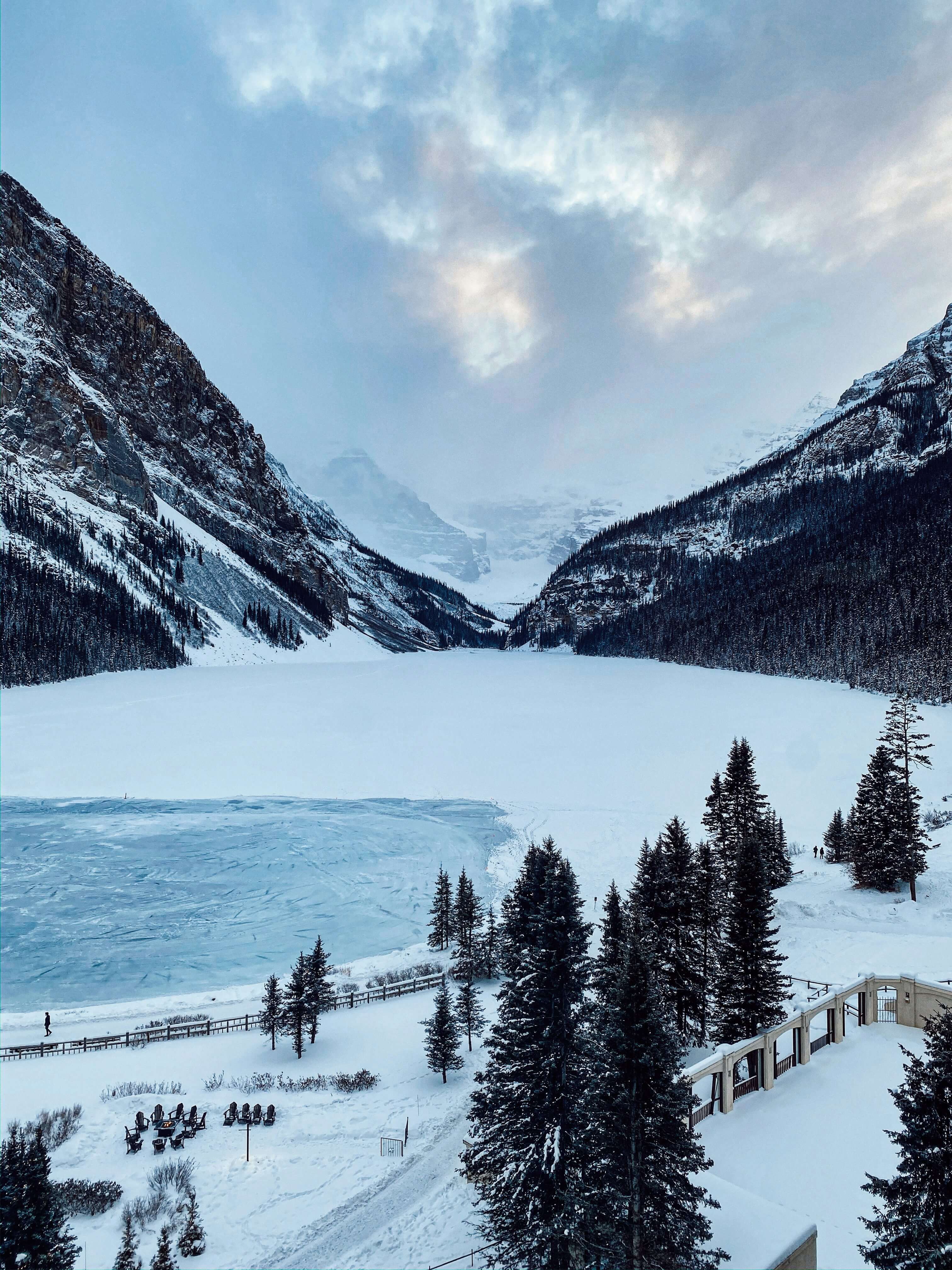 Lake Louise in the winter